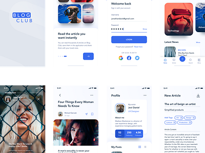 Blogclub: Blogging App blog lifestyle