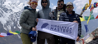 My first hike Langtang Valley and Yala Peak in Nepal- Was it wor 3d branding logo team work ui