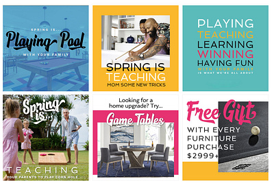 Spring is... Canva/Photoshop social media templates canva instagram photoshop psd social media template