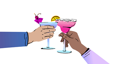 Salty Margarita - Animated Ad ads alchohol animated ad animation commercial drinks illustration margarita minimal motion graphics travel youtube