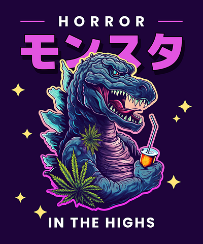 Godzilla T-shirt Inspired ai design graphic design illustration inspiration king kong t shirt typography