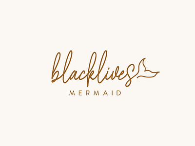 Modern Sophisticated Logo for Blacklives Mermaid branding creative design graphic design logo luxury mermaid sophisticated