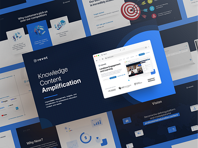 Presentation Design for Revnt design document graphic design pitch deck presentation ui