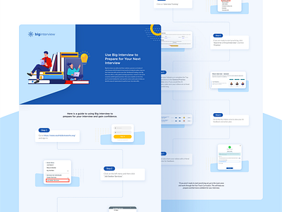 Document Design for BigInterview design document graphic design guide illustration pdf ui vector