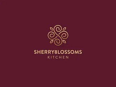 Logo Design for Sherry8lossoms branding design food graphic design infinity kitchen logo loop restaurant