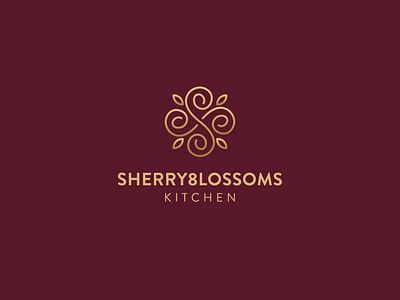 Logo Design for Sherry8lossoms branding design food graphic design infinity kitchen logo loop restaurant