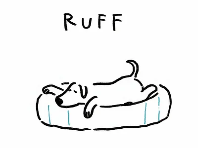RUFF 240610 dog illustration