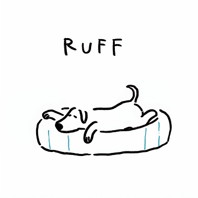 RUFF 240610 dog illustration