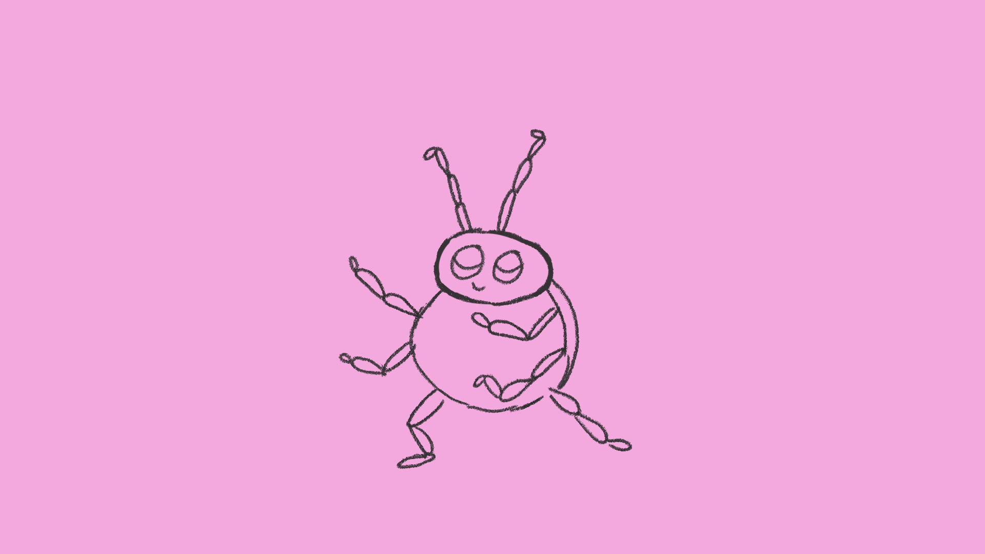 dancing lady bug animation