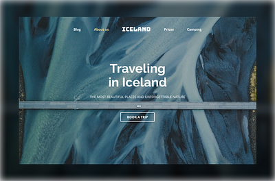 Traveling in Iceland graphic design iceland ui ux