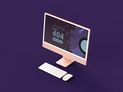 404 Page Design dailyui graphic design ui