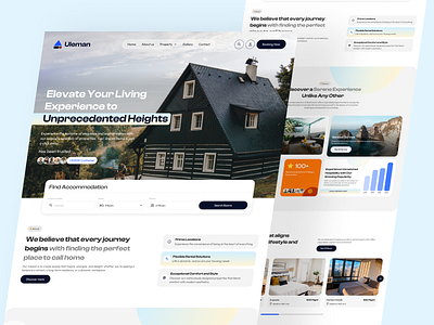 Homestay (Uleman) - Landing Page 📌 design home landing page real estate ui uiux website