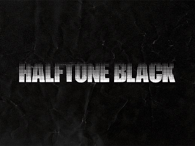 Halftone Black Font 3d animation app art black branding design designer font fonts graphic design halftone illustration letter logo motion graphics typography ui ux vector