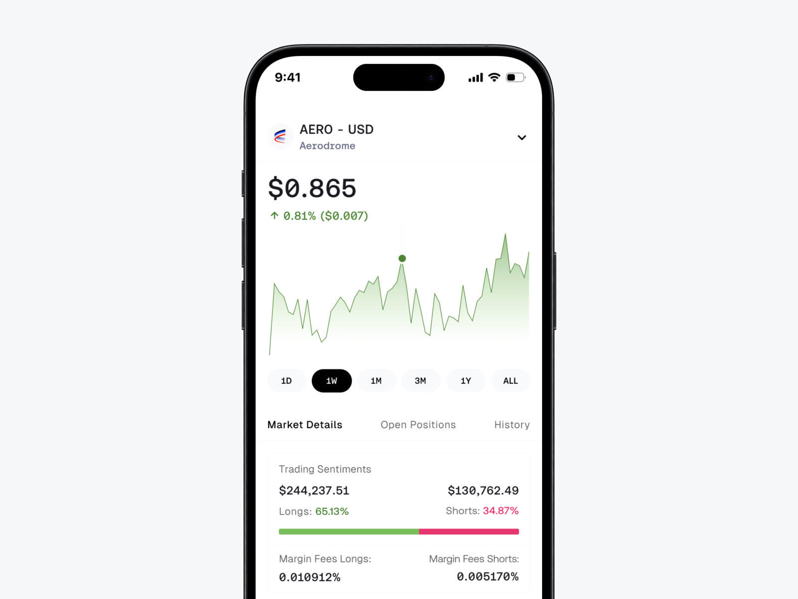 Derivatives: Trade Perpetuals on Base base crypto derivatives mobile app perp perpetual web3 design