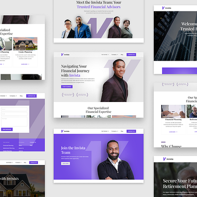 Financial Advisor Firm Website design ui uidesigner ux webdesign webdesigner website websitedesign