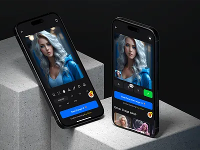 Swap and Edit Face app face ios kit mobile morphify swap template ui