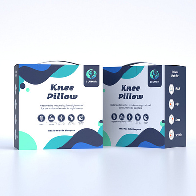 Knee Pillow Box Design For Amazon amazon packaging box design branding design graphic design packaging packaging design