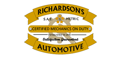 Richardson's-Automotive-Logo-1600 app branding design graphic design illustration logo logos typography ui vector