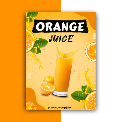 Orange Juice Design banner branding colorfull design drink figma flyer food graphic design illustration juice layout orange vector