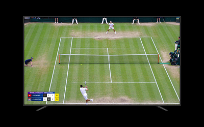 Tennis Scorebug Redesign design score scorebug scores sets sports television television ui tennis tv tv ui ui ux wimbledon