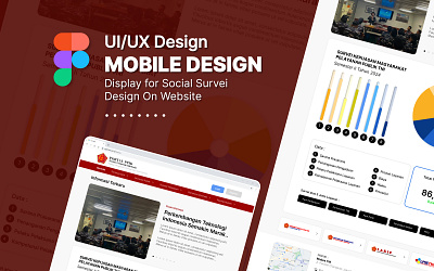 UI Website - Social Survei app branding design graphic design illustration logo typography ui ux vector