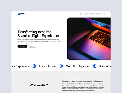 Jooma Agency - Web Design design ui website website development