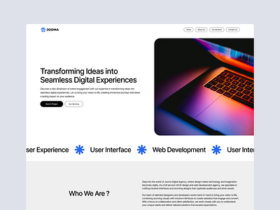 Jooma Agency - Web Design design ui website website development