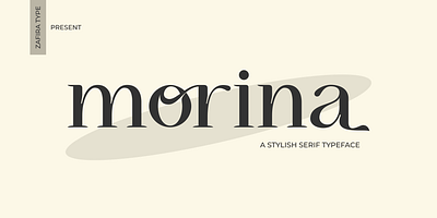 Morina advertising branding design elegant font font graphic design illustration logo motion graphics se