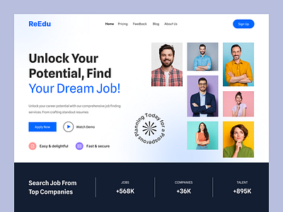 Job finding website landing page UI design best website ui design web ui design web uiux design website uiux designer web ui job finding web ui job website uiux latest web ui modern web ui ui ux designer uiux design web web ui web uiux design website ui website uiux website uiux design