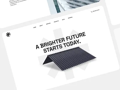 Solar panels Landing page design figma interface landing page minimalism solar uidesign uitrends uxdesign uxuidesign visualdesign webdesign