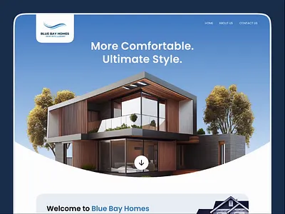 BlueBay building landing page design building landing page ui design ux website design
