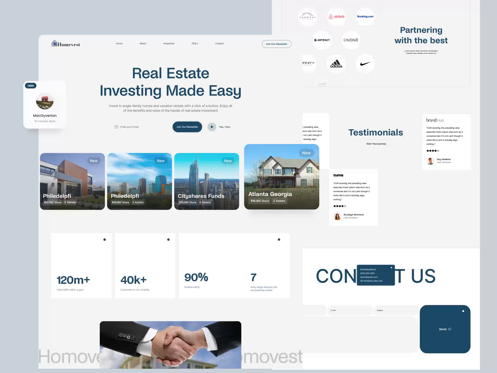 Example of Custom Web Design & Development