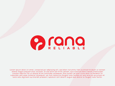 Rana Reliable Logo Design Creative and simple brand identity design branding creative logo eye catching graphic design graphics designer logo logo design logo designer modern professional rana reliable logo unique visual identity design