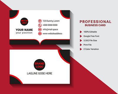 Professional Business card Design For Your Company animation branding business card graphic design id card logo motion graphics