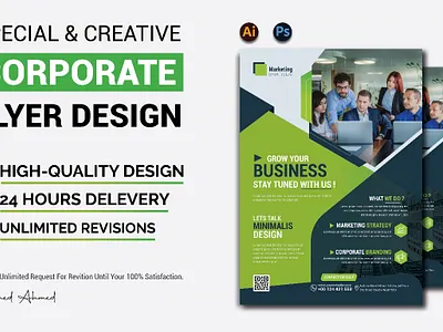 Flyer design business design flyer graphics