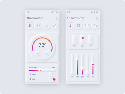 Smart Home App branding design creative minimalist