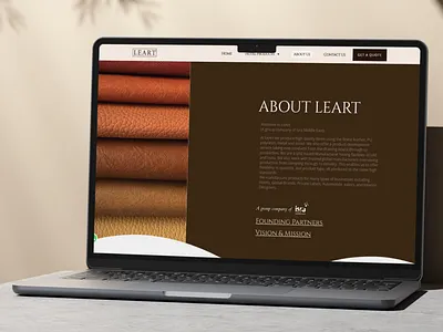 Luxury Hotel Goods Website brand branding graphic design hospitality hotel leather logo ui website wordpress