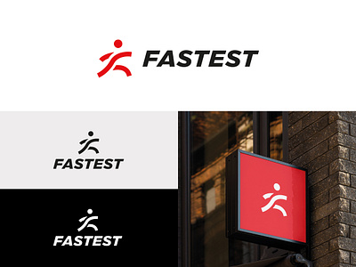 Running Logo Template branding fast fast logo graphic design logo logo template logo type running