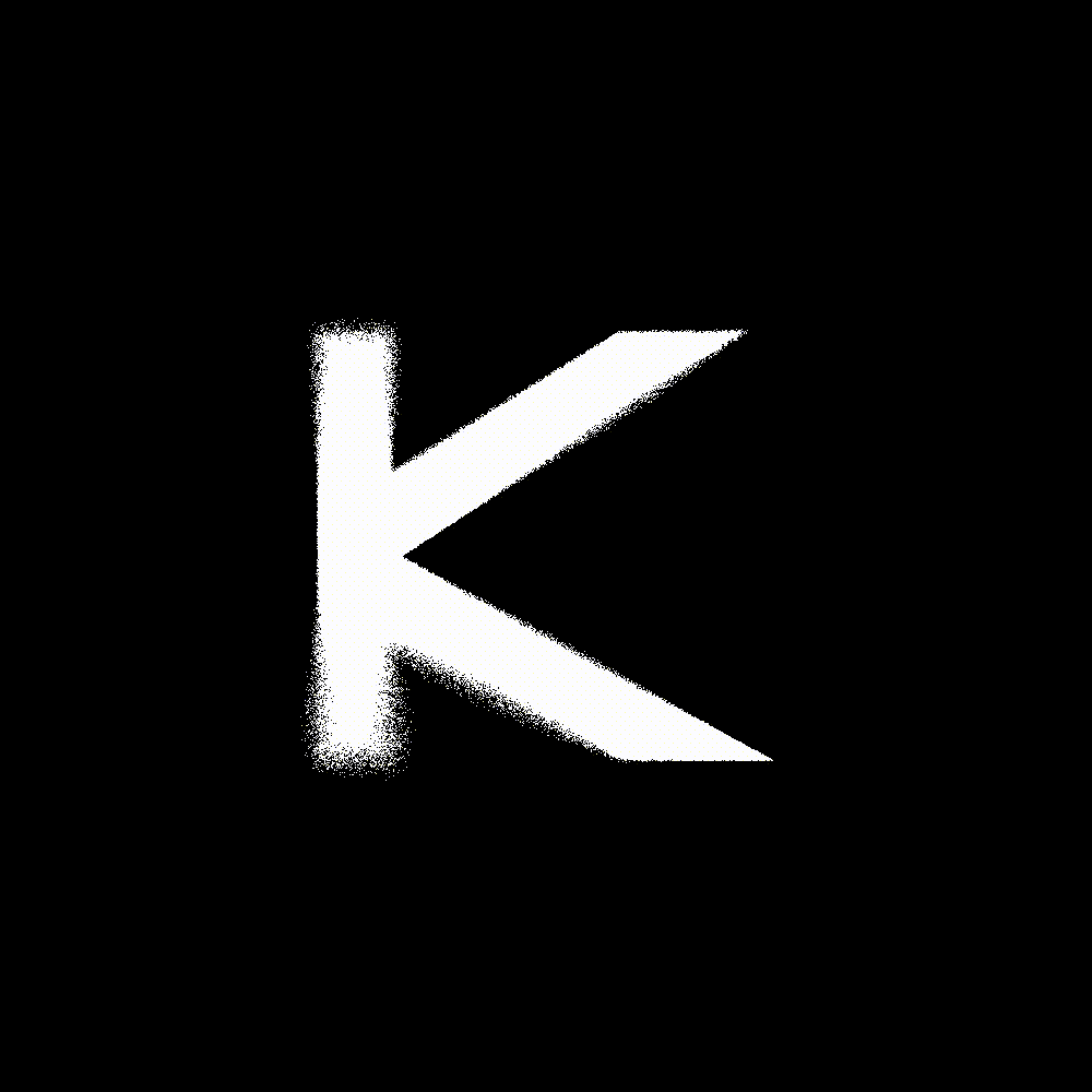 LETTER "K" animation graphic design
