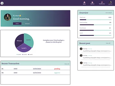 Admin panel for students 3d animation branding graphic design logo motion graphics ui webapp