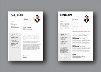 Resume design branding cv graphic design resume