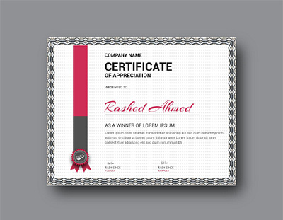 Certificate design branding certificate design graphic design