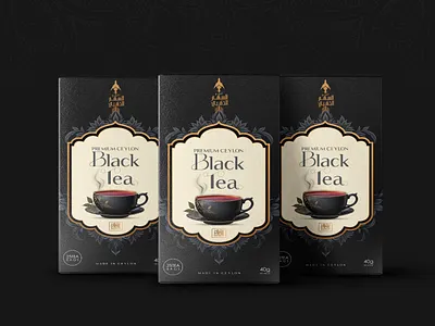 ALTuhoo Black Tea Label & Packing Design altuhoo black tea branding creative logo label logo design minimal logo package branding package design packing tea branding tea label