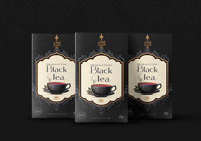 ALTuhoo Black Tea Label & Packing Design altuhoo black tea branding creative logo label logo design minimal logo package branding package design packing tea branding tea label