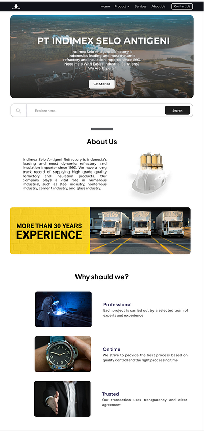 Refractory Website Design & Management branding design graphic design landingpage redesign ui ux website wordpress