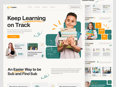 EduLearn - Education Website ui