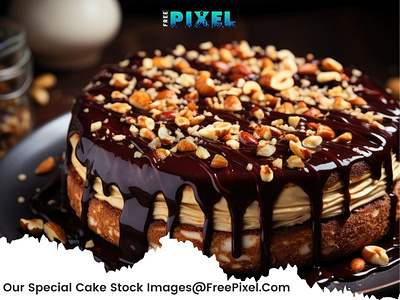 "Sweet Temptations: Cake Stock Image" cake cakedesign chocolatecake freeimages freepixel freestockimages graphic design photography stockimages stockphotos