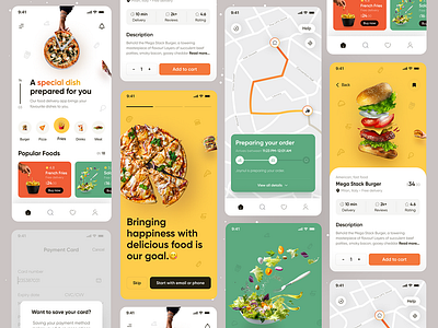 Food Delivery App UI🌟 ui