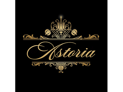 Astoria-Gold-Logo-1600 app branding design graphic design illustration logo logos typography ui vector