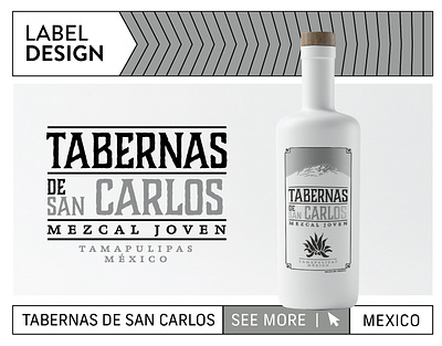 Tabernas de San Carlos branding graphic design illustration label design logotype mezcal visual identity